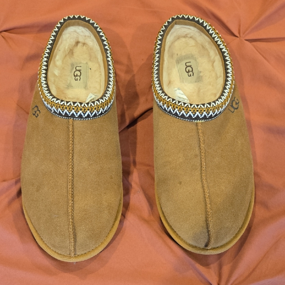 UGG Men's Tan Slip-On Loafers